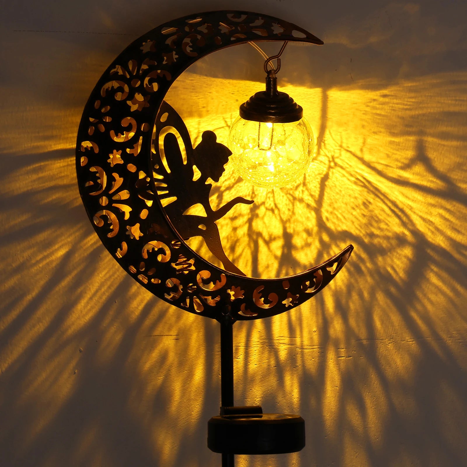  Moon Fairy Solar Garden LED Light - Perfect for Outdoor Decor