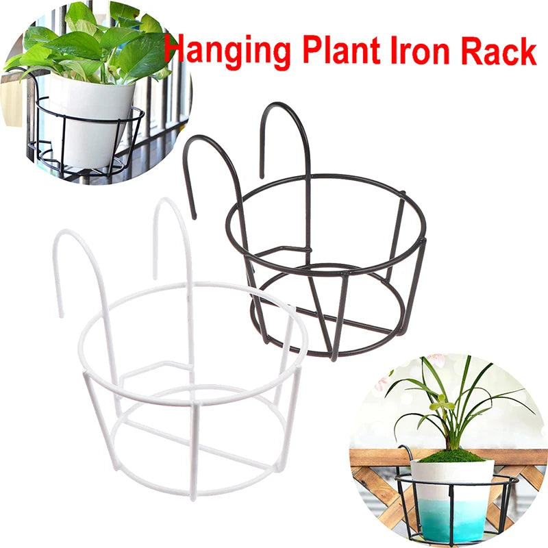 Simple Hanging Plant Iron Rack | Elegant Garden Decor