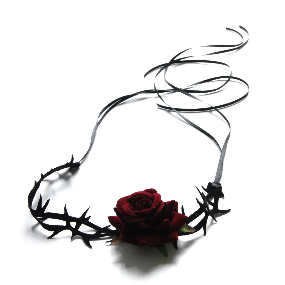 Rose Retro Adjustable Choker | Vintage Style Jewelry 