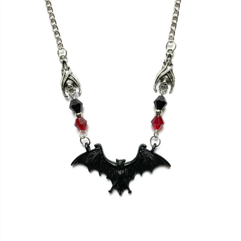 Punk Bat Gothic Necklace | Edgy Fashion Accessory