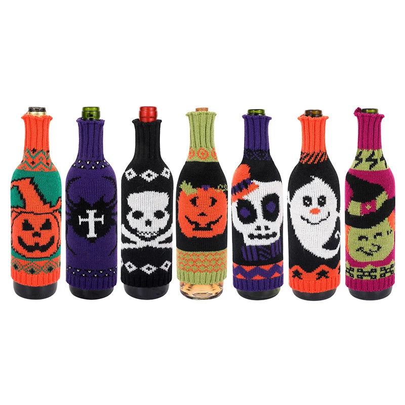 Spooky Knitted Bottle Bag – 7 Unique Styles