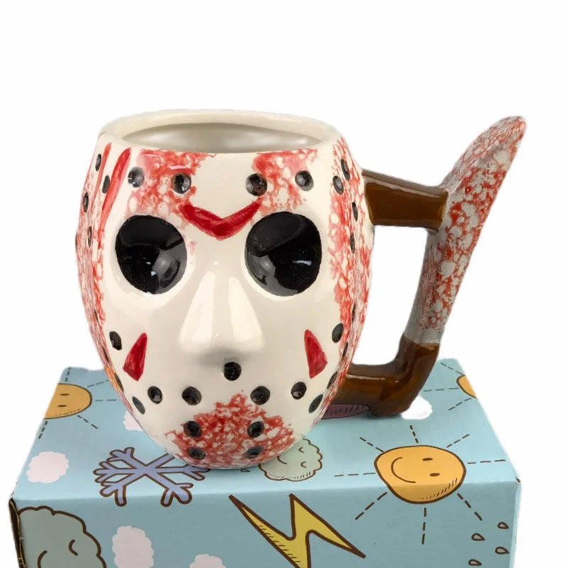 Bloody Horror Mask Cup | Spooky & Fun Drinkware