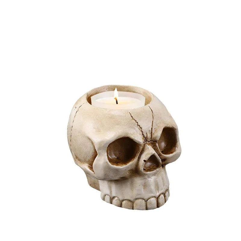 Skull Tea Candle Holder | Gothic Home Decor