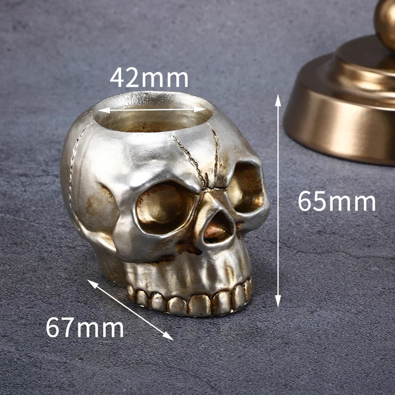 Skull Tea Candle Holder | Gothic Home Decor