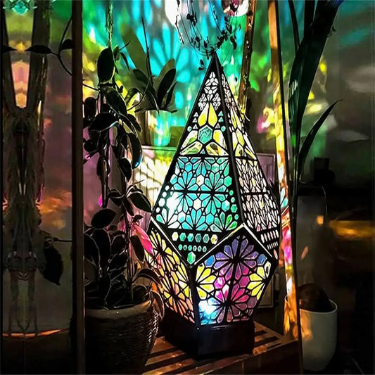 Colorful Diamond LED Projection Lamp | Vibrant & Dynamic Lighting