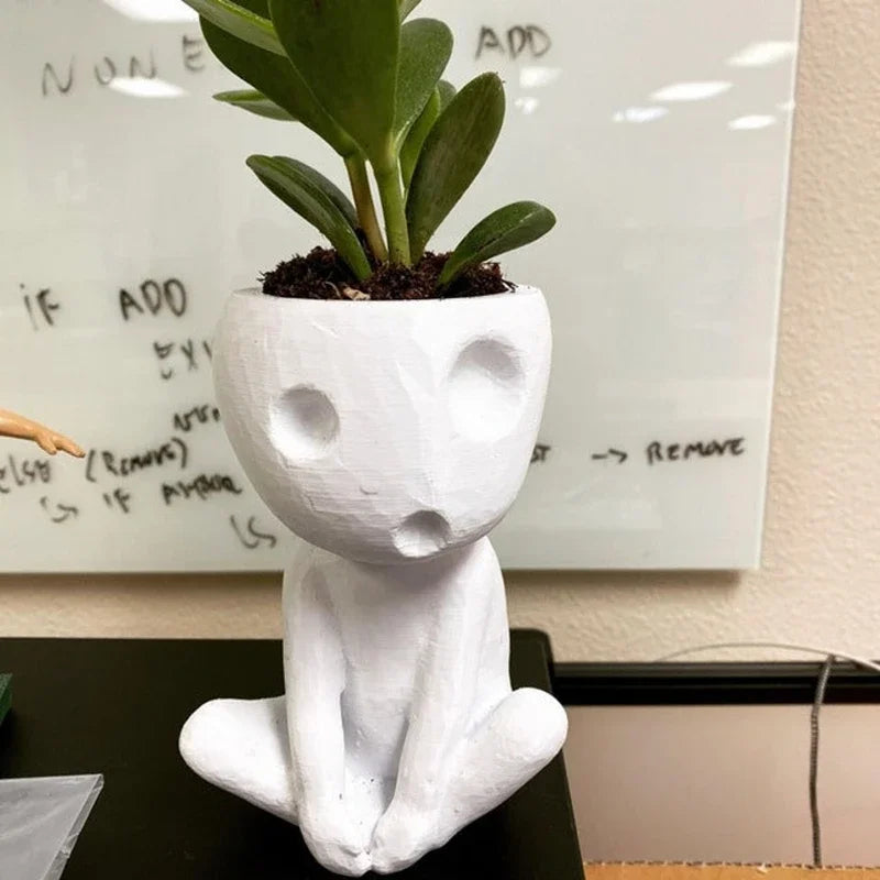 Kawaii Tree Elves Planter Pot - Cute and Unique Home Decor!