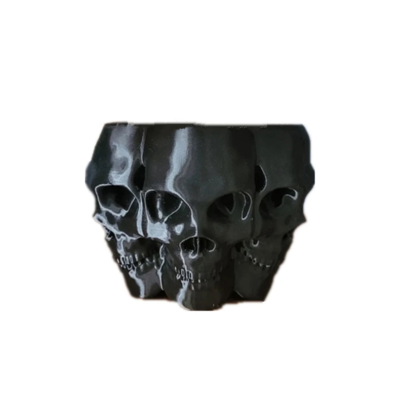 Terror Polyface Skull Planter | Unique Gothic Garden Decor