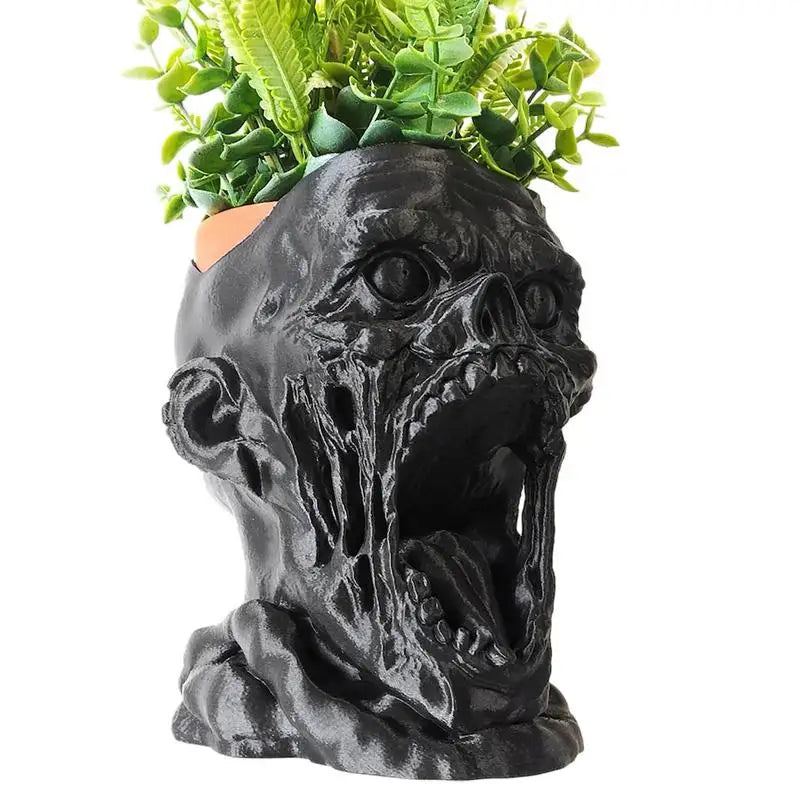 Horror Zombie Head Planter