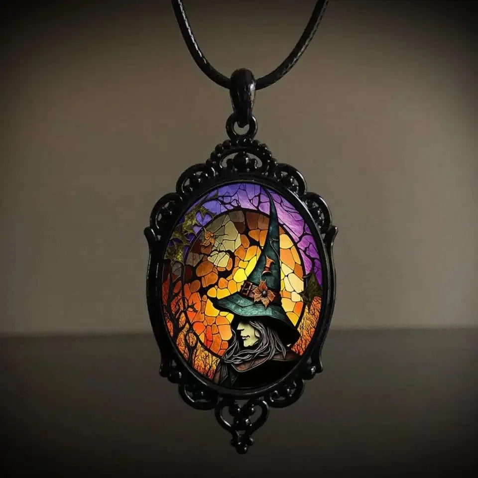 Gothic Stained Glass Necklace | 8 Unique Styles